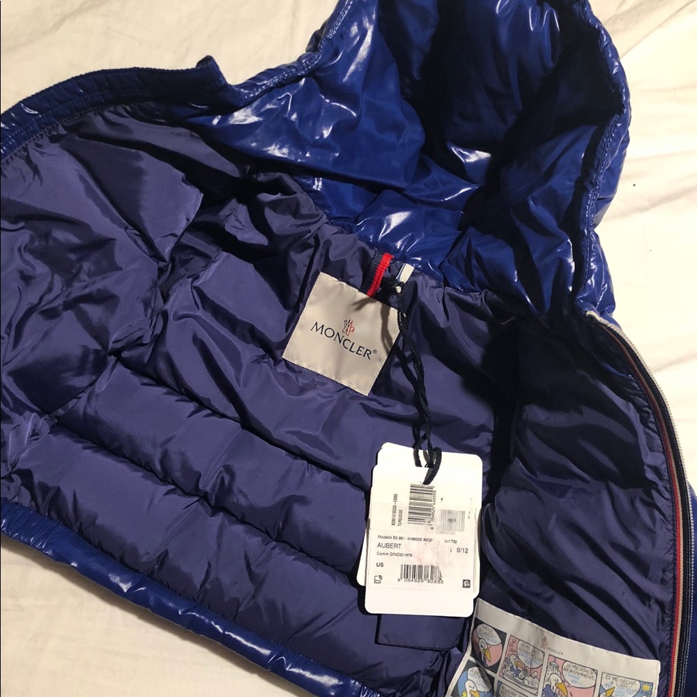 Mocler baby puff jacket 9-12 months